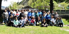Una seixantena de voluntaris de Govern inicien la temporada amb una trobada formativa a la casa de colònies d’AINA